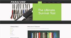 Desktop Screenshot of paracord.co.za