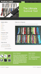 Mobile Screenshot of paracord.co.za